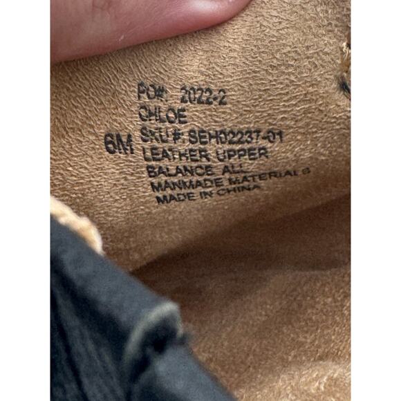 Halsa CHLOE Women's NEW Dress Slip On Shoe Black Leather US Size 6 Medium - Picture 10 of 11